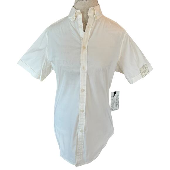 Alexander Julian Other - Alexander Julian Men’s Cream Button Down Shirt Size Small NWT Stretch Cotton